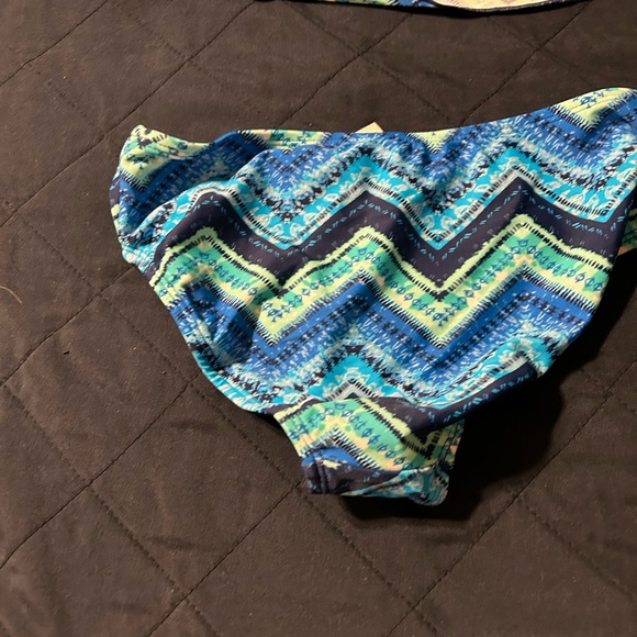 NWT Girls Two piece Blue Bathing Suit 12 - Picture 4 of 5